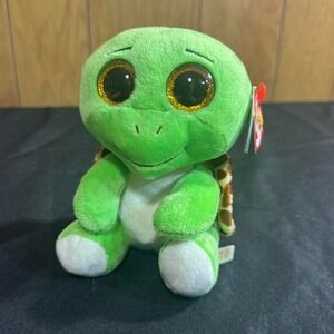 TY‎ beanie baby Green and white Beanie Boo turtle NWT